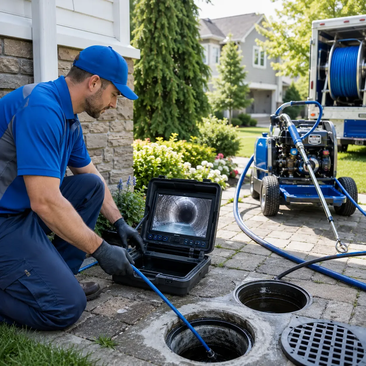Outdoor drain cleaning professionals serving Alexander, KS
